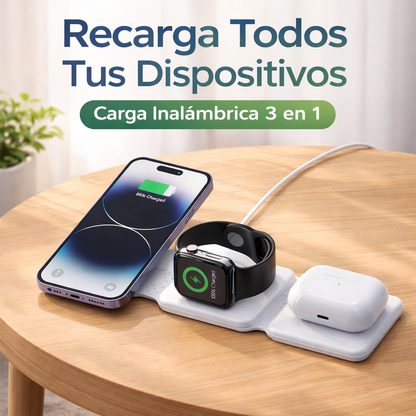 Cargador Inalambrico 3 en 1 C3IN1